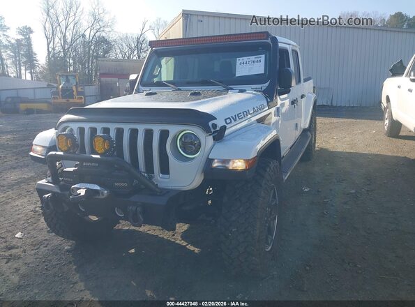1C6HJTFG8ML541105 2021 JEEP GLADIATOR Белый Передняя левая четверть