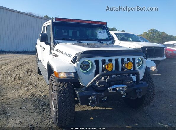 1C6HJTFG8ML541105 2021 JEEP GLADIATOR Белый Передняя правая четверть