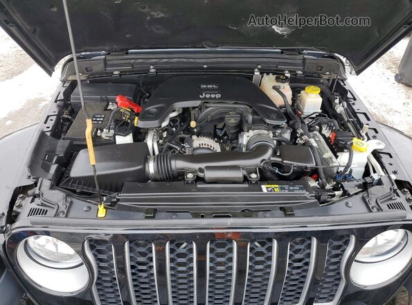 1C6HJTFGXLL176862 2020 JEEP GLADIATOR Black Widok wnętrza z tyłu