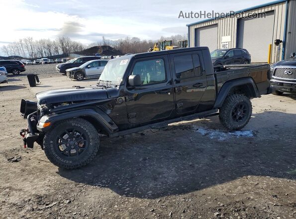 1C6PJTAG0SL531166 2025 JEEP GLADIATOR Черный Передняя левая четверть