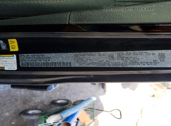1C6PJTAG0SL531166 2025 JEEP GLADIATOR Черный Вид наклейки с VIN-кодом