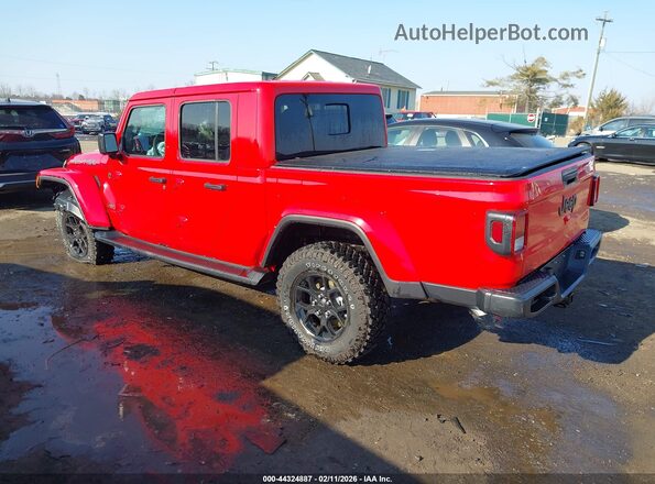 1C6PJTAG0SL550638 2025 JEEP GLADIATOR Red Trasero izquierdo