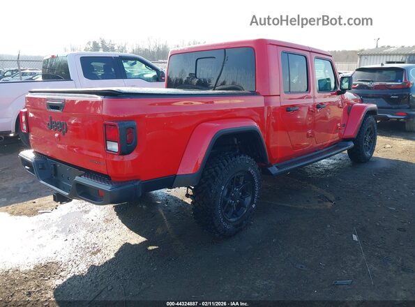 1C6PJTAG0SL550638 2025 JEEP GLADIATOR Red Trasero derecho