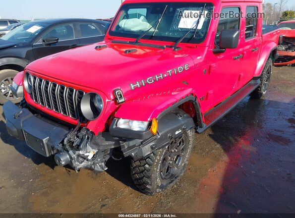 1C6PJTAG0SL550638 2025 JEEP GLADIATOR Red Vista frontal