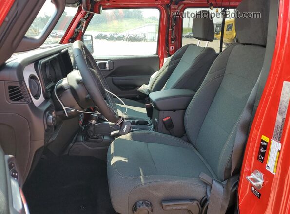 1C6PJTAG5SL504755 2025 JEEP GLADIATOR Красный Вид салона спереди