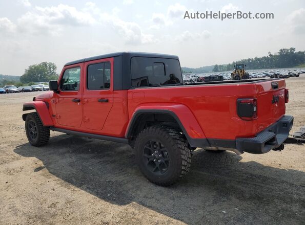 1C6PJTAG5SL504755 2025 JEEP GLADIATOR Красный Задняя левая четверть