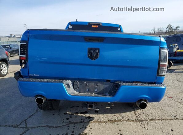 1C6RR7FT1KS643284 2019 RAM 1500 Blue უკანა ხედი