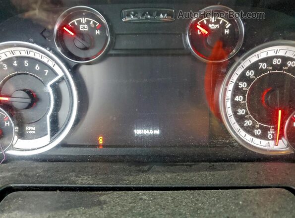 1C6RR7GG0LS109714 2020 RAM 1500 Black Widok zestawu wskaźników