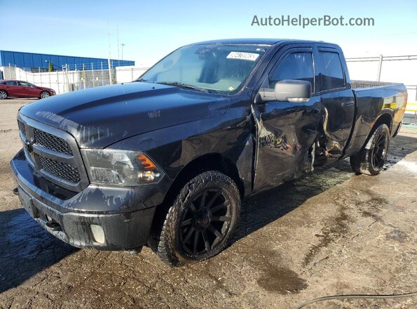1C6RR7GT1JS250012 2018 RAM 1500 Black Առջևի ձախ երեք քառորդ տեսարան