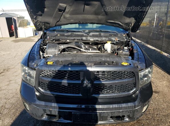 1C6RR7GT1JS250012 2018 RAM 1500 Black Սալոնի հետևի տեսք