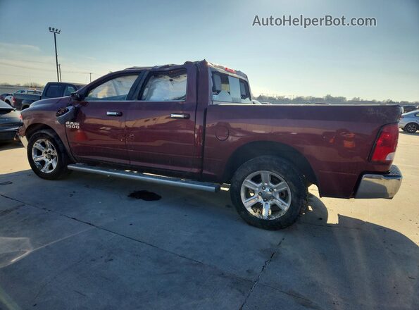 1C6RR7LT1JS116431 2018 RAM 1500 Burgundy Tył lewy
