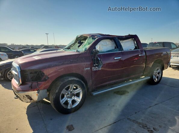 1C6RR7LT1JS116431 2018 RAM 1500 Burgundy Przód lewy