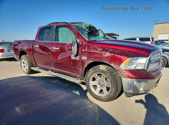 1C6RR7LT1JS116431 2018 RAM 1500 Burgundy Przód prawy