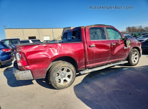1C6RR7LT1JS116431 2018 RAM 1500 Burgundy Tył prawy