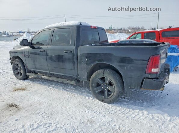 1C6RR7MMXJS298198 2018 RAM 1500 Black Հետևի ձախ