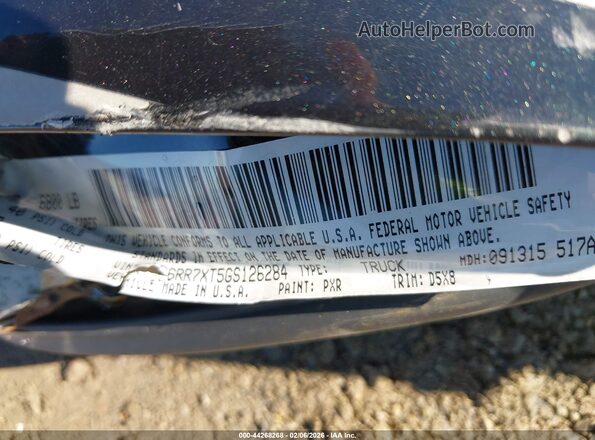 1C6RR7XT5GS126284 2016 RAM 1500 Черный Вид подкапотного пространства