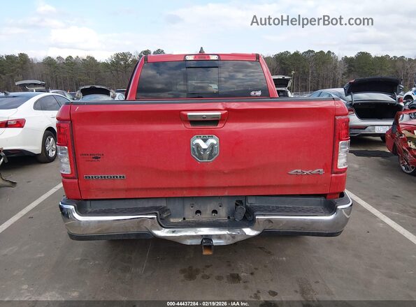 1C6RRFFG6KN674400 2019 RAM 1500 Red 