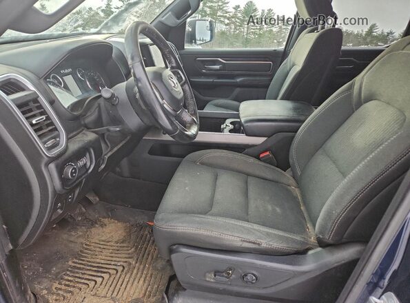 1C6SRFBT0KN831617 2019 DODGE RAM Синий Вид салона спереди