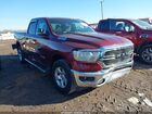 2021 Ram 1500 Big Horn  4x4 6'4 Box Red vin: 1C6SRFBT7MN640327