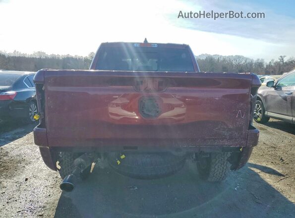 1C6SRFFTXKN892385 2019 RAM 1500 Red Vista trasera