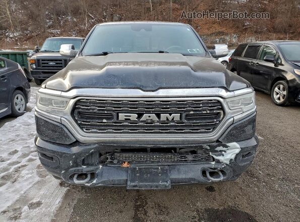 1C6SRFHT1KN518812 2019 RAM 1500 Black Front view