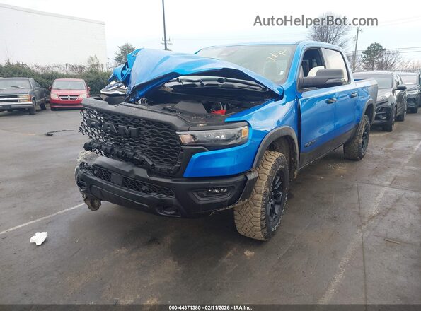 1C6SRFLP7TN263157 2026 RAM 1500 Синий Передняя левая четверть
