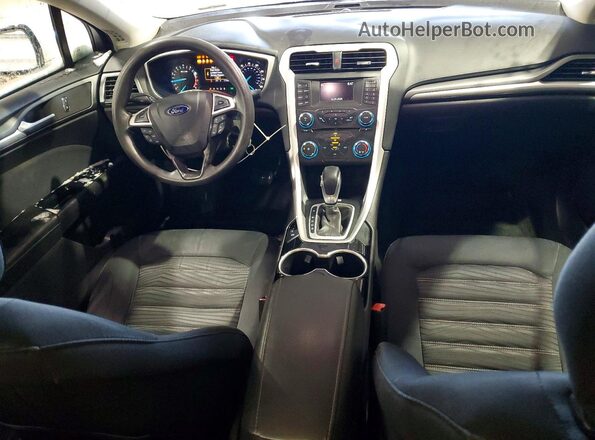 1FA6P0HD5G5113877 2016 FORD FUSION Серый Вид панели приборов
