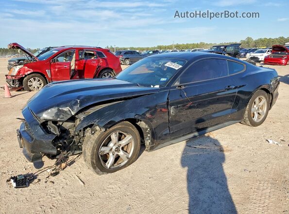 1FA6P8AM1G5208767 2016 FORD MUSTANG Черный Передняя левая четверть