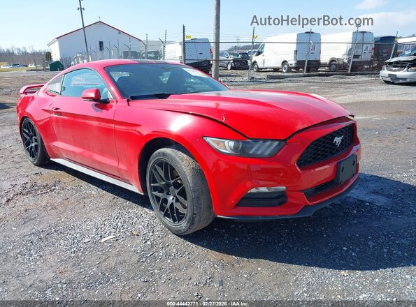1FA6P8AM6H5322586 2017 FORD MUSTANG Красный Передняя правая четверть
