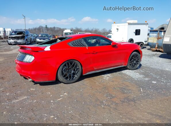 1FA6P8AM6H5322586 2017 FORD MUSTANG Красный Задняя правая четверть