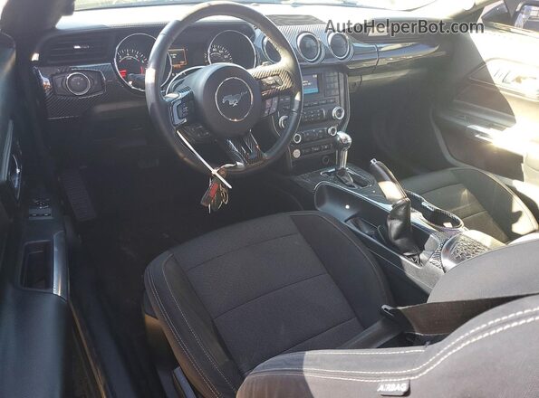 1FA6P8AM8G5274099 2016 FORD MUSTANG Серебряный Вид панели приборов