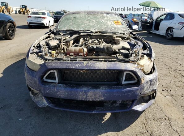 1FA6P8CF0G5269185 2016 FORD MUSTANG Синий Вид спереди