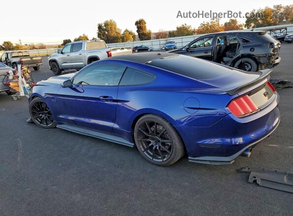 1FA6P8CF3G5279712 2016 FORD MUSTANG Синий Задняя левая четверть