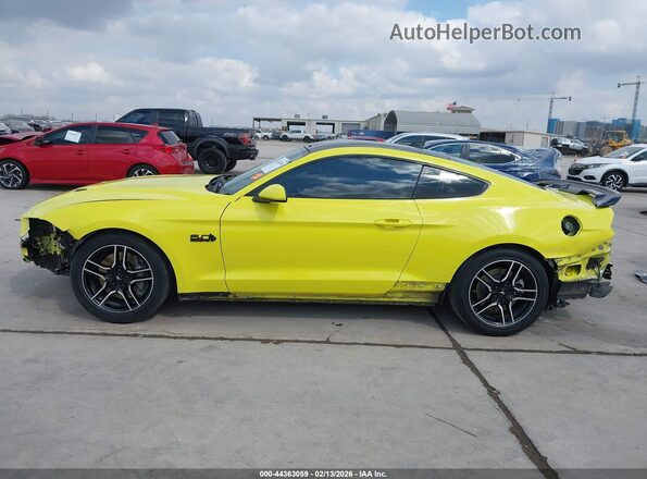 1FA6P8CF3M5116618 2021 FORD MUSTANG Yellow 