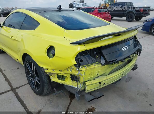 1FA6P8CF3M5116618 2021 FORD MUSTANG Yellow 