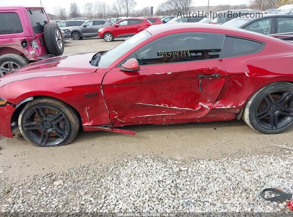 1FA6P8CF5J5178176 2018 FORD MUSTANG Темно-бордовый Вид спереди