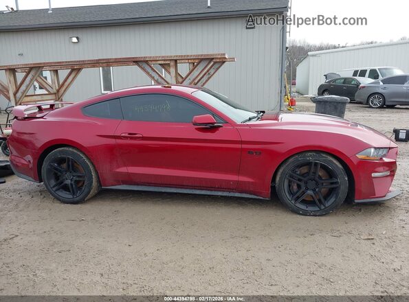 1FA6P8CF5J5178176 2018 FORD MUSTANG Темно-бордовый Панорамный вид салона 360°