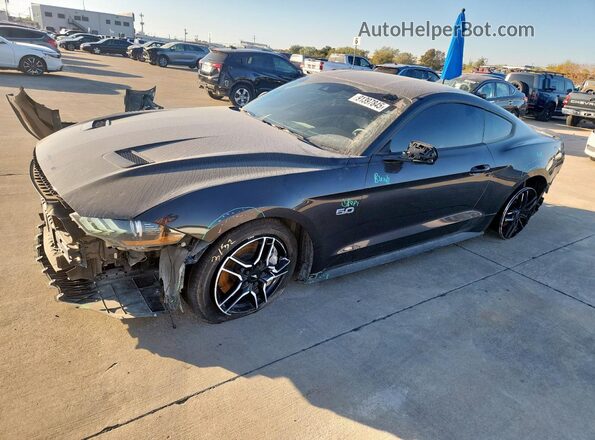 1FA6P8CF6N5128537 2022 FORD MUSTANG Серый Передняя левая четверть
