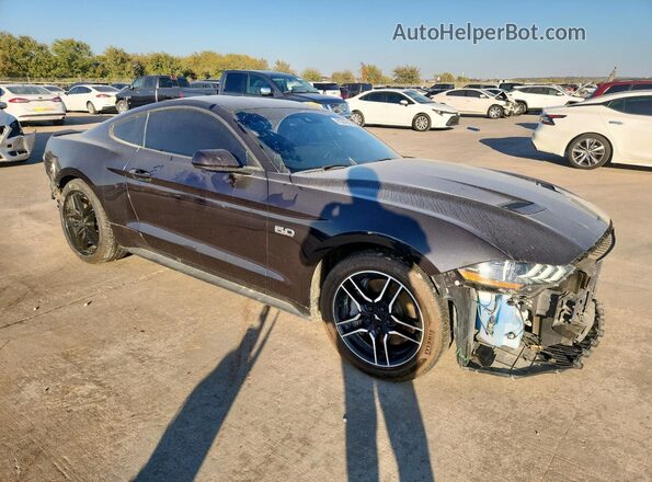 1FA6P8CF6N5128537 2022 FORD MUSTANG Серый Передняя правая четверть