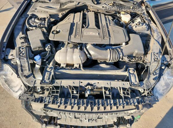 1FA6P8CF6N5128537 2022 FORD MUSTANG Серый Вид задней части салона