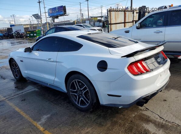1FA6P8CF7K5153104 2019 FORD MUSTANG Белый Задняя правая четверть