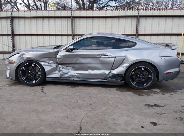 1FA6P8CF7L5121643 2020 FORD MUSTANG Серебряный Панорамный вид салона 360°