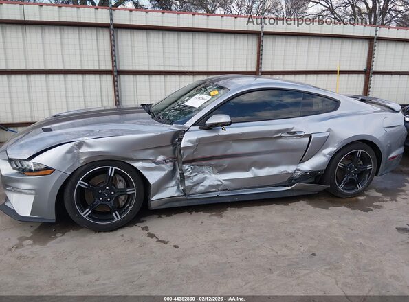 1FA6P8CF7L5121643 2020 FORD MUSTANG Серебряный Вид спереди