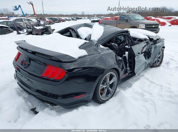 1FA6P8CF7P5306099 2023 FORD MUSTANG Черный Задняя правая четверть