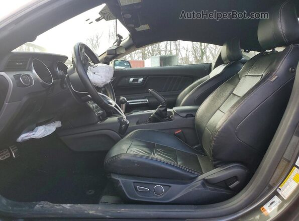 1FA6P8CF8K5141558 2019 FORD MUSTANG Gray Սալոնի դիմացի տեսք