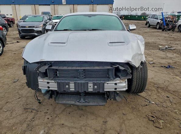1FA6P8CF8K5161924 2019 FORD MUSTANG Silver Front view