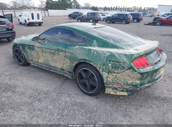 1FA6P8R05N5552570 2022 FORD MUSTANG Green Trasero izquierdo
