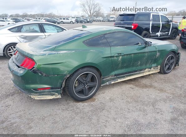 1FA6P8R05N5552570 2022 FORD MUSTANG Green Trasero derecho