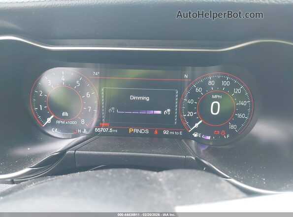 1FA6P8R05N5552570 2022 FORD MUSTANG Green Vista de los asientos traseros
