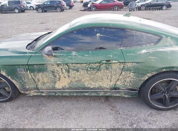 1FA6P8R05N5552570 2022 FORD MUSTANG Green Vista interior de 360 grados